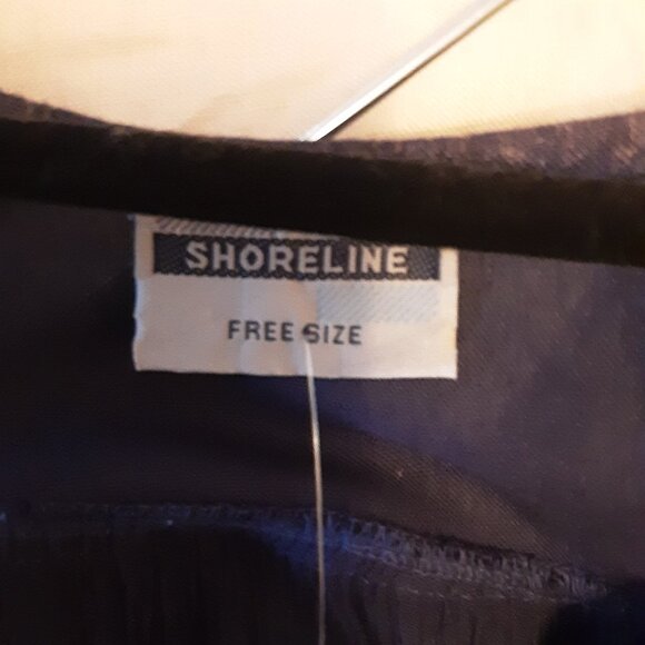 Shoreline New Blue Rayon Flowy Tunic Dress One Size - Picture 12 of 15